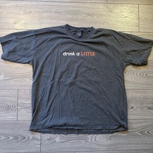 Vintage Drink a Little Brewery Humour T-Shirt